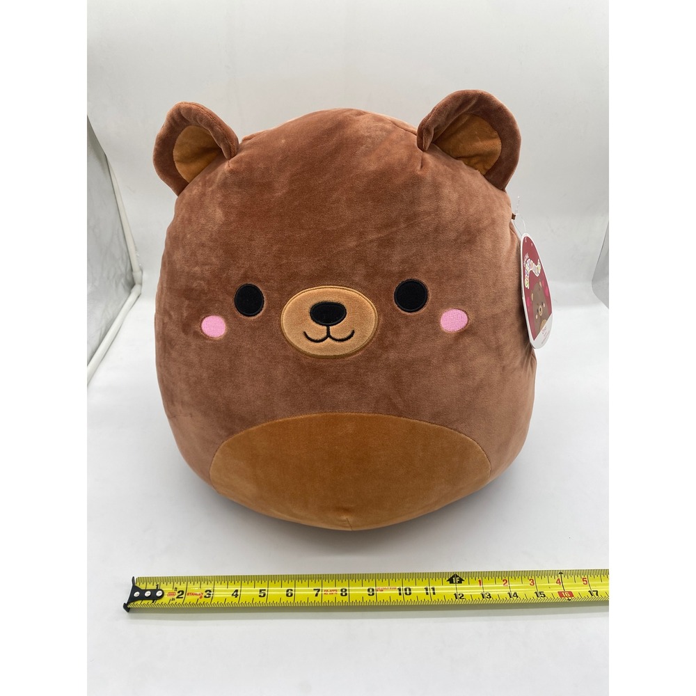 Squishmallows Omar the Bear 16 Inch Brown Plush Kellytoy S16-#154 2022 NWT